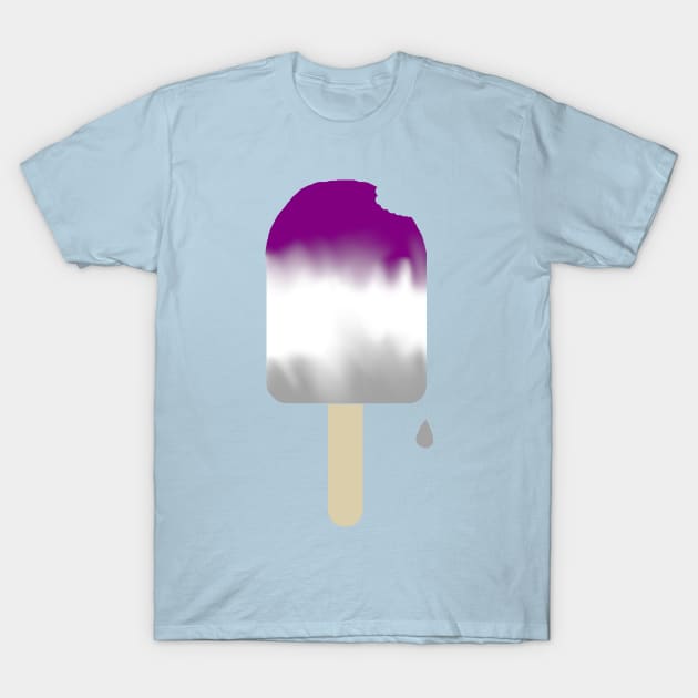 One Proud Popsicle - Ace Pride Flavor T-Shirt by LochNestFarm